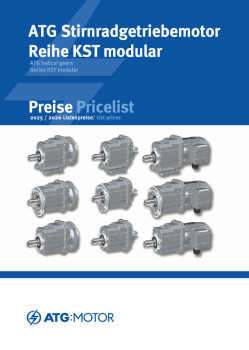Endkundenpreisliste ATG Stirnradgetriebe KST