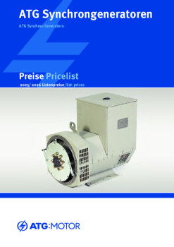 Endkundenpreisliste ATG Synchrongenerator