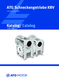 Katalog ATG KRV Schneckengetriebe Katalog